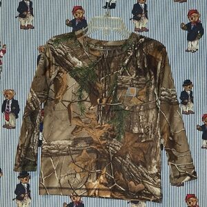 Carhartt Camo Realtree Pocket Camo Longsleeve Shirt 3T